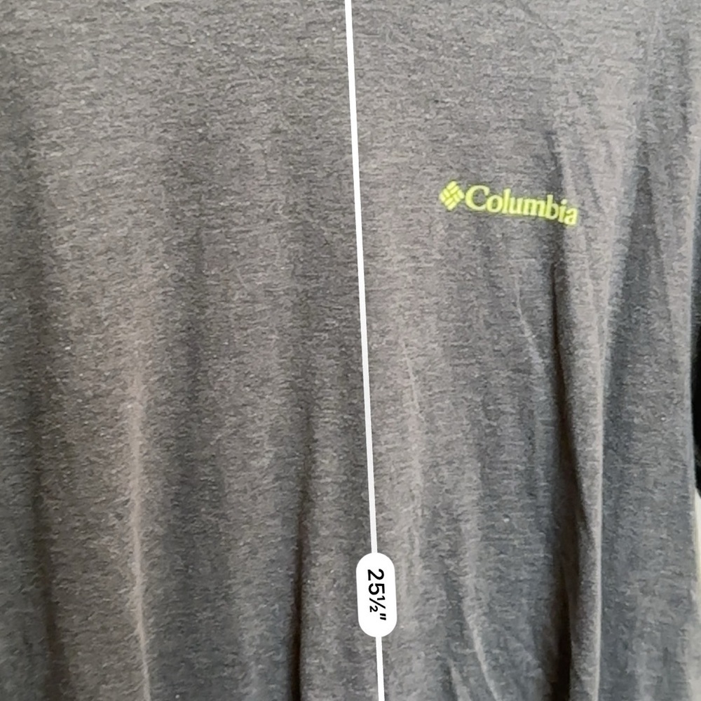 Columbia Sportswear XL Gray Graphic Tee Mountain Logo Outdoor Hiking 0004 - Picture 5 of 6